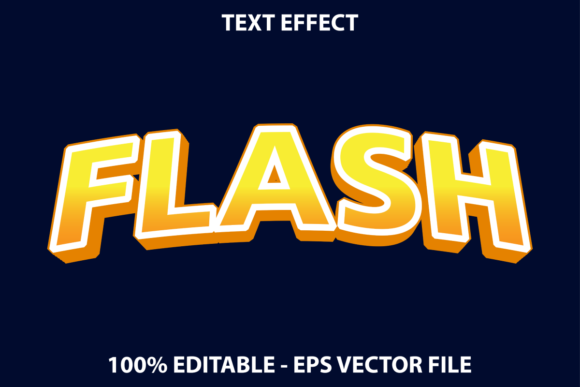 Download Flash Text Effect Dark Color Editable. - Effect Collection