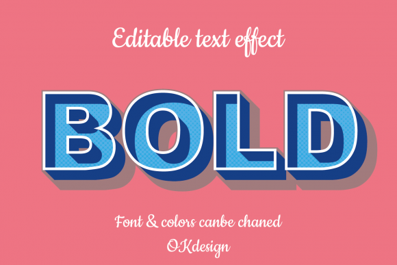 Download BOLD Retro Style Text Effect Preset Ai - Effect Collection