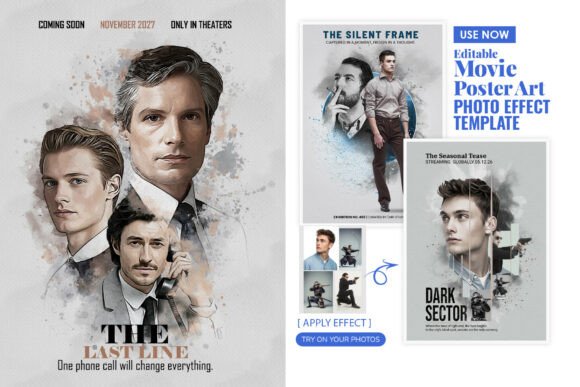 Download Movie Poster Art Photo Effect - Effect Collection