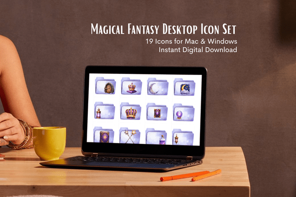 Download Magical Fantasy Desktop Icon Set - Desktop Collection