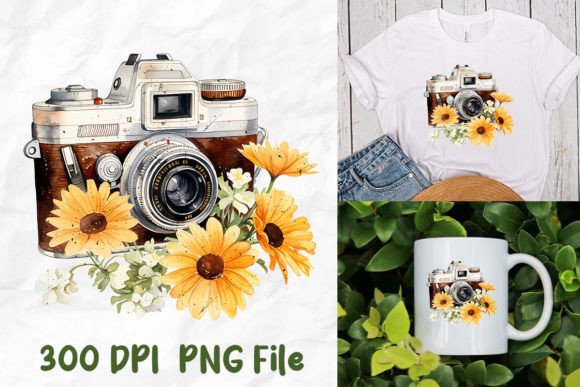 Download Retro Vintage Film Camera Daisy Flower - Retro Collection