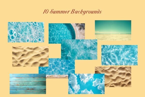 Download Retro Nostalgic Summer Backgrounds - Retro Collection